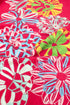 Caribbean Bouquet Fine Merino Wool Stole